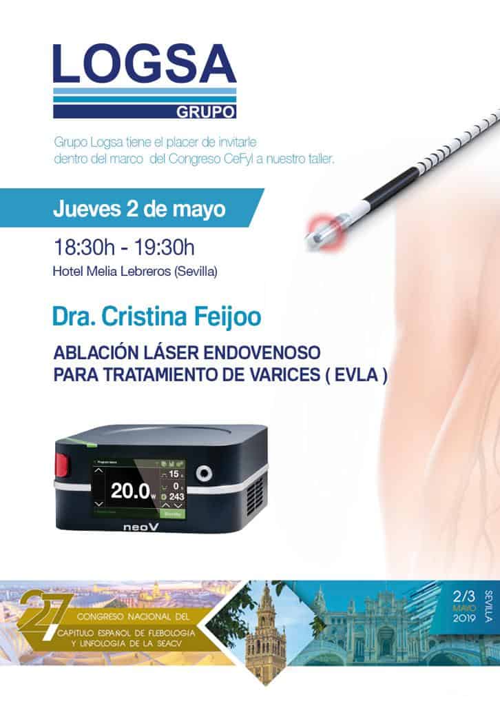 Taller ablación láser endovenoso para tratamiento de varices (EVLA). Sevilla
